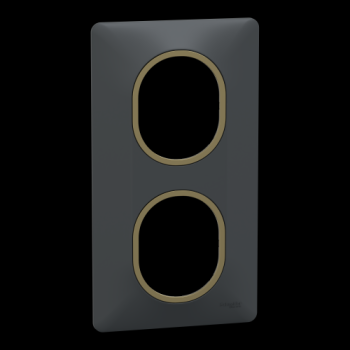  Plaque 2 post Vert 71mm Ant Lt 