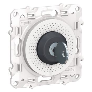  O2011 Interrupteur � cl� blanc 