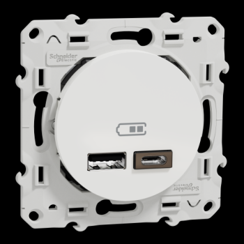  O2011 Prise double USB typeA+C 