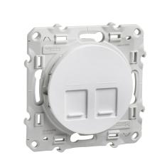 Odace 2011 DBL RJ45 SS CON BLC 