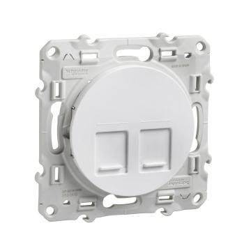  Odace 2011 DBL RJ45 SS CON BLC 