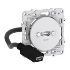  ODACE HDMI TYPE A BLANC 