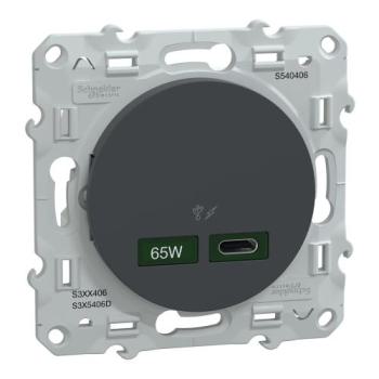  O2011 Chargeur USB C 65W Anthr 