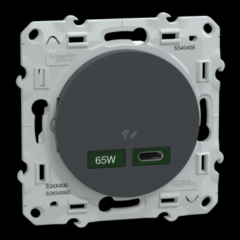  O2011 Chargeur USB C 65W Anthr 