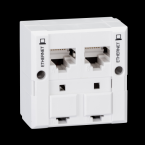  DOUBLEUR 45x45MM ETHERNET 