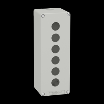  Boite vide grise 6 trous 22mm 