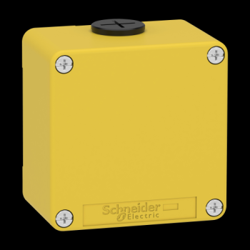  Boitier vide jaune non perc� 