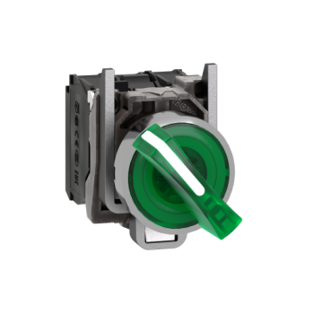  BOUTON TOURNANT LUMINEUX VERT 