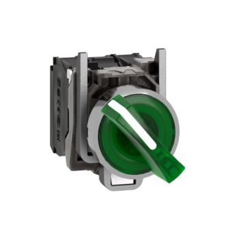  BOUTON TOURNANT LUMINEUX VERT 