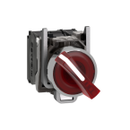  BOUTON TOURNANT LUMINEUX ROUGE 