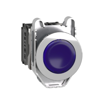  BP lum flush bleu 1O+1F 230V 