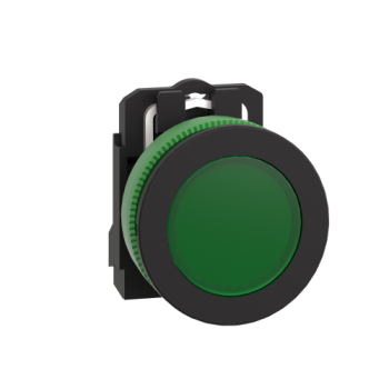  voyant DEL flush vert 230V 