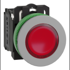  BP lum flush rouge 1O+1F 24V 