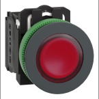  BP lum flush rouge 1O+1F 110V 