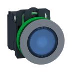  BP lum flush bleu 1O+1F 24V 