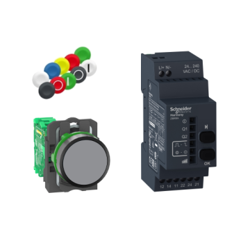  PACK SPS ZB5 22MM RECEPTEUR OP 