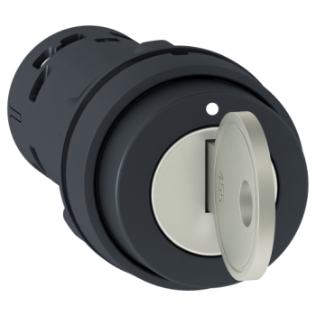  BT NOIR DIAM22 SERRURE 3 