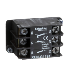  Bloc contact � rappel 1O+2F 2v 