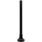  TUBE ALU NOIR 800 MM PIED 