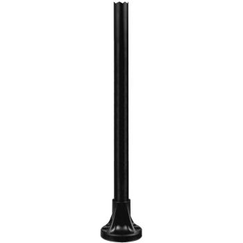  TUBE ALU NOIR 800 MM PIED 
