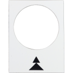  ETIQ 30X40MM BLC Droite PV-GV 