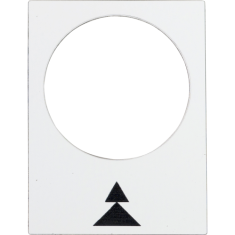  ETIQ 30X40MM BLC Droite PV-GV 