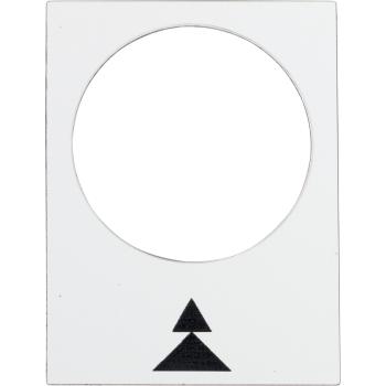  ETIQ 30X40MM BLC Droite PV-GV 