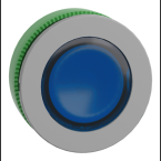  t�te voyant DEL O22 flush bleu 