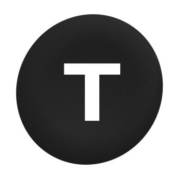  capsule BP flush 'T' noir 