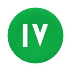  capsule BP flush 'IV' vert 