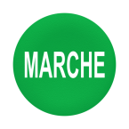  capsule BP flush 'MARCHE' vert 