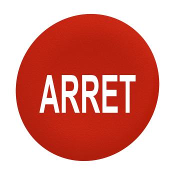  capsule BP flush 'ARRET' rouge 