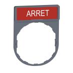 Porte-tiquette plat 30x40 gri 