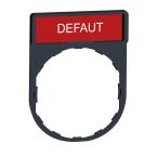  Porte tiquettes DEFAUT b/r 