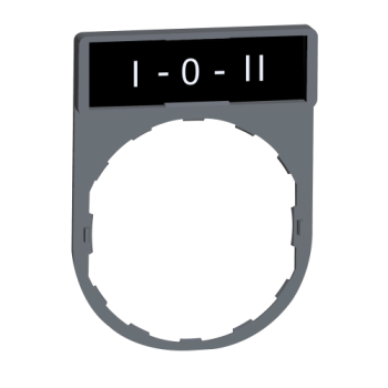  Porte-�tiquette plat 30x40 gri 