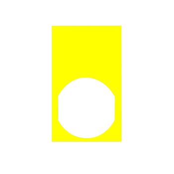  ETIQU V. 30X50 JAUNE POUR 
