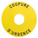  ETIQUETTE CIRCULAIRE JAUN 