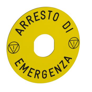  ETIQUETTE ARRET URGENCE 