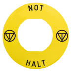  ETIQUETTE NOT HALT ZBZ160 