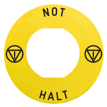  ETIQUETTE NOT HALT ZBZ160 