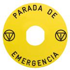  ETIQUETTE PARADA DE EMERG 