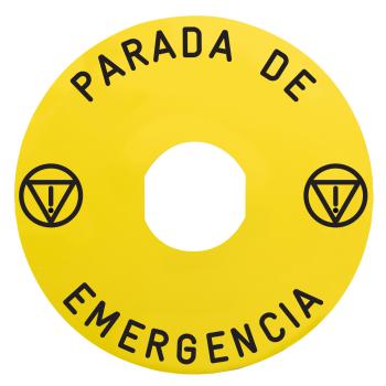  ETIQUETTE PARADA DE EMERG 