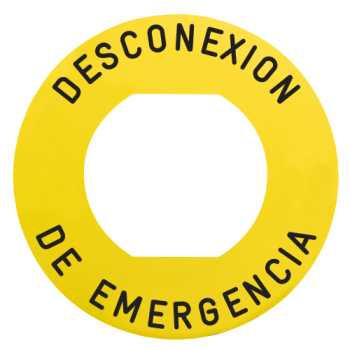  ETIQUETTE DESCONEXION DE 