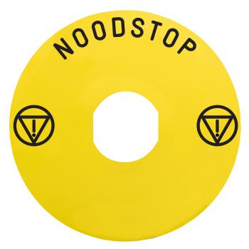  ETIQUETTE NOODSTOP ZBZ160 