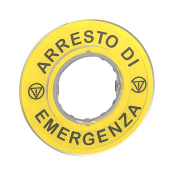  ETIQUETTE 3D ARRESTO DI E 