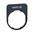  Porte-�tiquette plat 40x50 