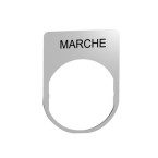  Porte-�tiquette plat 40x50 