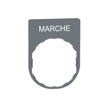  Porte-�tiquette plat 40x50 gri 