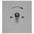  Poussoir  cl encastr - ext 