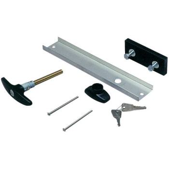  D�verr. ext. � cl� sur vantail 